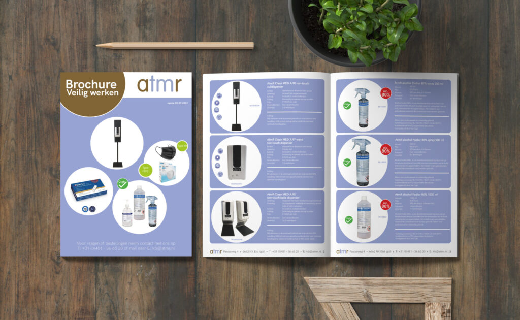 De nieuwste AtmR Hygiëne brochure & prijslijst is beschikbaar!
